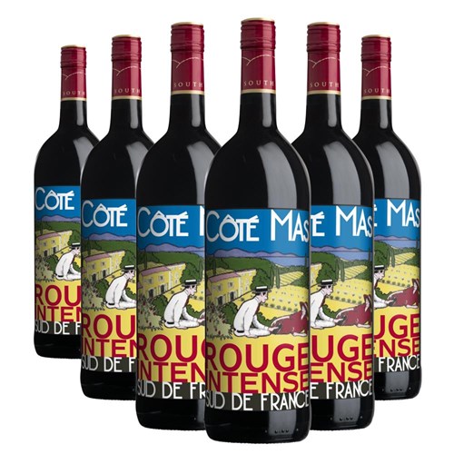 Case of 6 Cote Mas Rouge Intense 75cl Red Wine